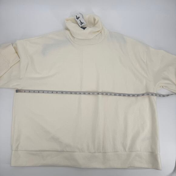 ASOS Design Women's 2XL Ivory Cream Turtleneck Soft Knit Pullover Sweater - Picture 8 of 9
